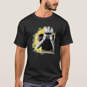American Football Sports Yellow Player  T-Shirt