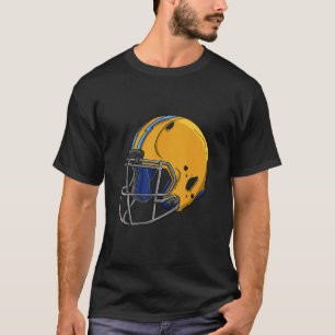 American Football Team Men Football Helmet Love T-Shirt