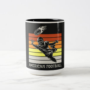 American Football Two-Tone Coffee Mug
