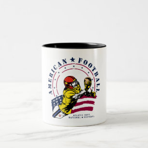 AMERICAN FOOTBALL Two-Tone COFFEE MUG