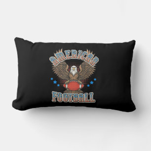 American Football USA Flag Lumbar Cushion