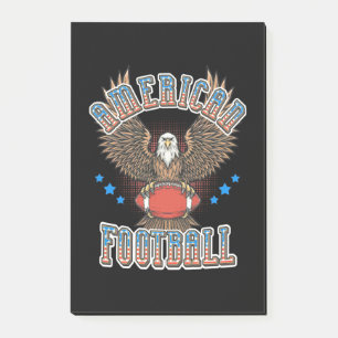 American Football USA Flag Post-it Notes