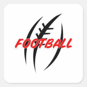 American Football USA Player Sports Game Gift Idea Square Sticker
