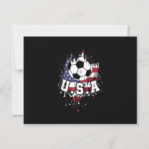 American Football USA RSVP Card