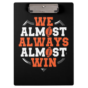 American Football We Almost Win Clipboard