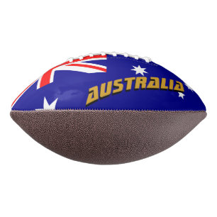 American Football with Australian Flag / Australia