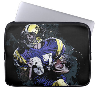 American footballer in cartoon style  Case-Mate  L Laptop Sleeve