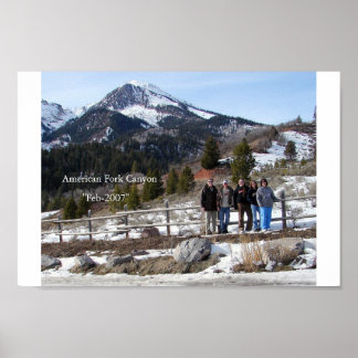American Fork Canyon Poster