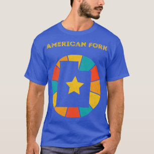 American Fork Utah Vintage Distressed Souvenir 1 T-Shirt