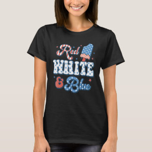 American Fourth Of July Costume Red White And Blu T-Shirt
