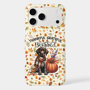 American Foxhound Autumn Plaid Scarf Pumpkin Night