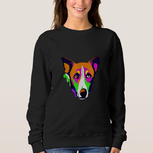 American Foxhound Dog breeds   quotes Cute Family Sweatshirt (Front)