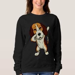 American Foxhound Dog Dogs Dabbing American Sweatshirt