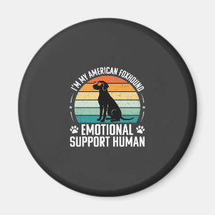 American Foxhound Emotional Support Human Dog Magnet