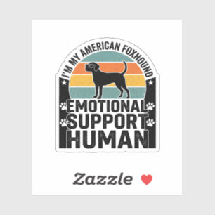 American Foxhound Emotional Support Human Shirt De
