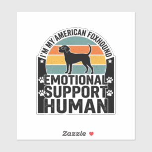 American Foxhound Emotional Support Human Shirt De
