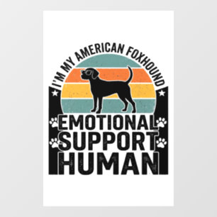 American Foxhound Emotional Support Human Shirt De