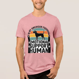 American Foxhound Emotional Support Human Shirt De