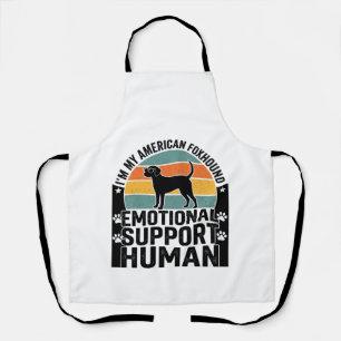 American Foxhound Emotional Support Human Shirt De Apron