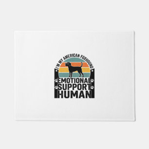 American Foxhound Emotional Support Human Shirt De Doormat