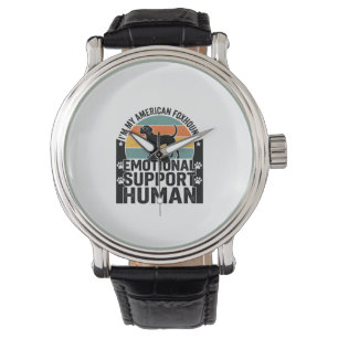 American Foxhound Emotional Support Human Shirt De Watch