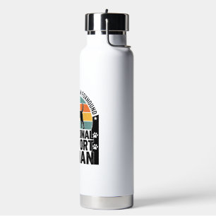 American Foxhound Emotional Support Human Shirt De Water Bottle
