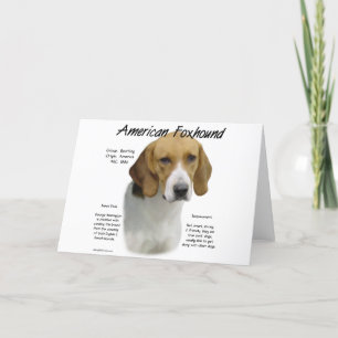 American Foxhound History, All About Foxhounds Holiday Card