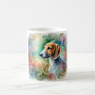 American Foxhound in Watercolor 200624AREF103 - Wa Coffee Mug