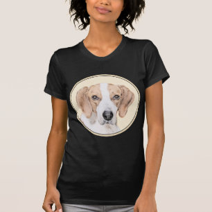 American Foxhound Painting - Cute Original Dog Art T-Shirt