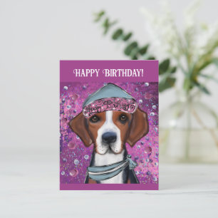 American Foxhound  Postcard
