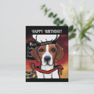 American Foxhound Postcard