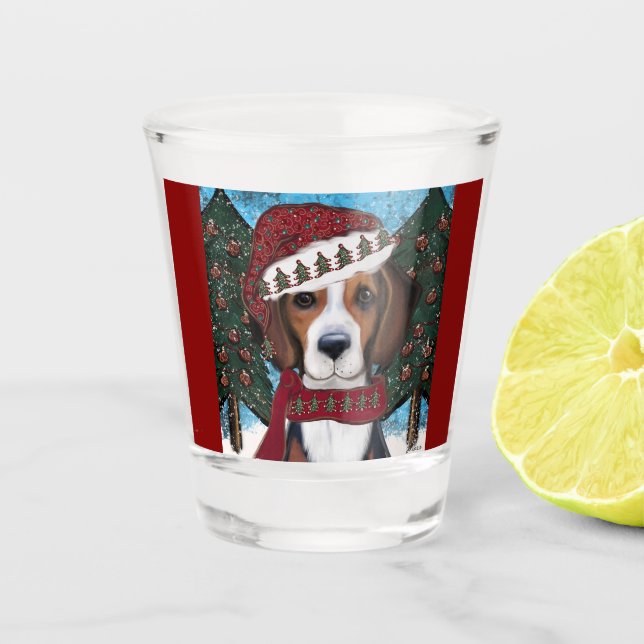 American Foxhound  Shot Glass (Front)