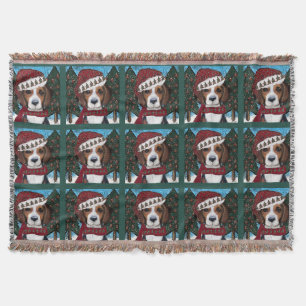 American Foxhound Throw Blanket