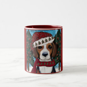 American Foxhound Two-Tone Coffee Mug