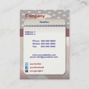 American Freedom Business Card