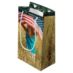 American Freedom Flag Small Gift Bag