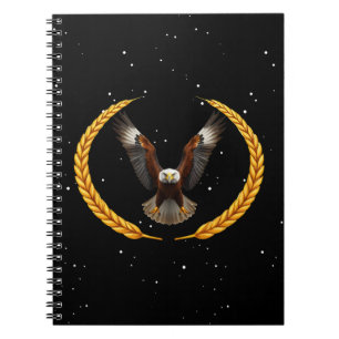 American Freedom Scene Patriotic Eagle Notebook