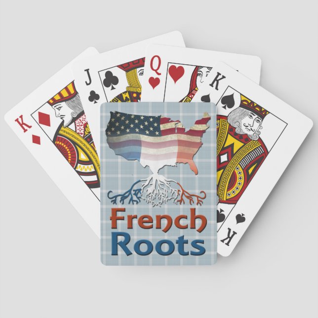 American French Roots Card Deck (Back)