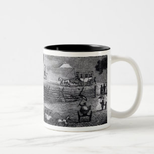 American Friends Going to Meeting in Summer Two-Tone Coffee Mug