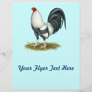 American Game Silver Blue Gamecock Flyer