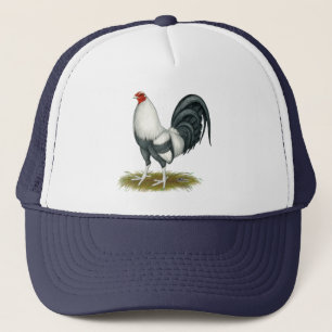 American Game Silver Blue Gamecock Trucker Hat