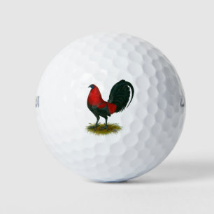 American Gamecock: Brown Red Golf Balls