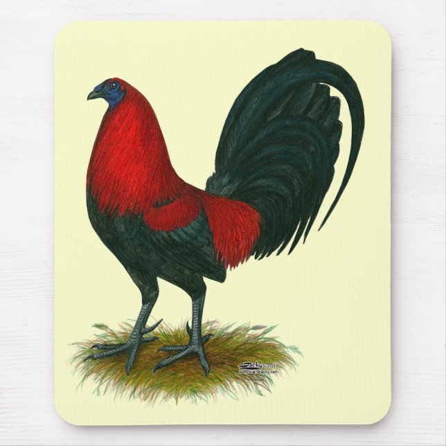 American Gamecock:  Brown Red Mouse Pad (Front)