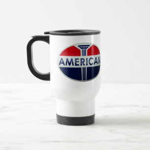 American Gas Station vintage sign crystal version Travel Mug