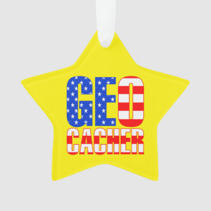 American Geocacher Ornament