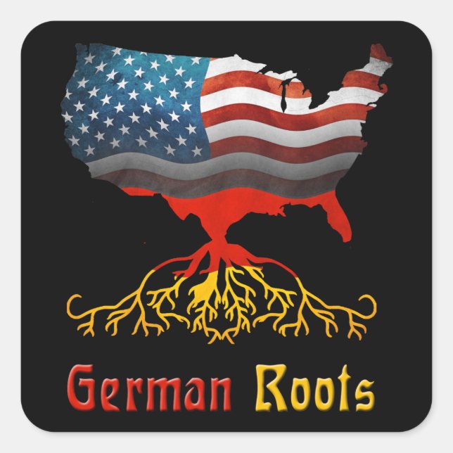 American German Roots Stickers (Front)