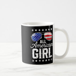 American Girl 4th Of July Family Matching Sungles Coffee Mug