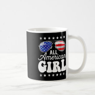American Girl 4th Of July Usa Boys Patriotic Teens Coffee Mug