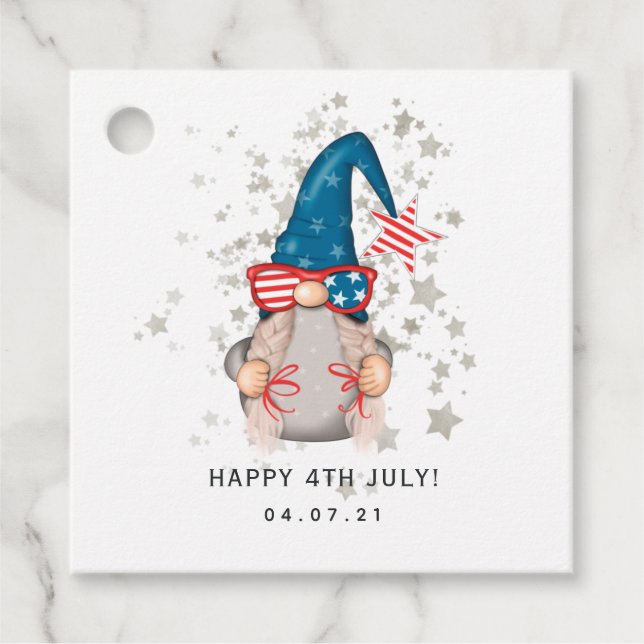 American Gnome Favour Tags (Front)
