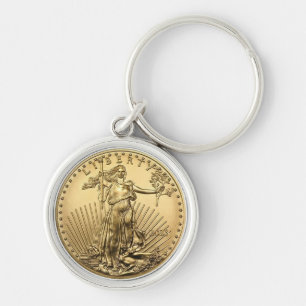 American Gold Eagle coin Key Ring